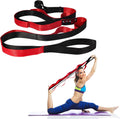 Skiennix Durable Non-Elastic Stretch Strap - 10 Loops for Yoga, Pilates & Physical Therapy | Ideal for Flexibility