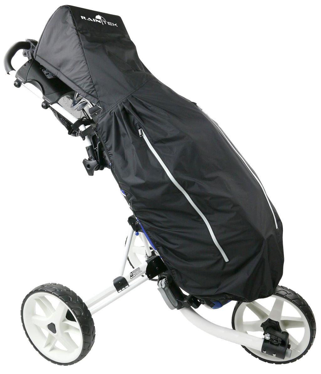 RainTek, Waterproof Golf Bag Rain Protection Cover with Hood, For Golf Push Carts, Golf Cart Accessories, Made to Keep Your Golf Gear Dry