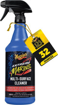 Meguiar's Extreme Marine Multi-Surface Cleaner - Pro RV & Marine Detailing Spray, 32 Oz | Removes Dirt, Grime & Stains