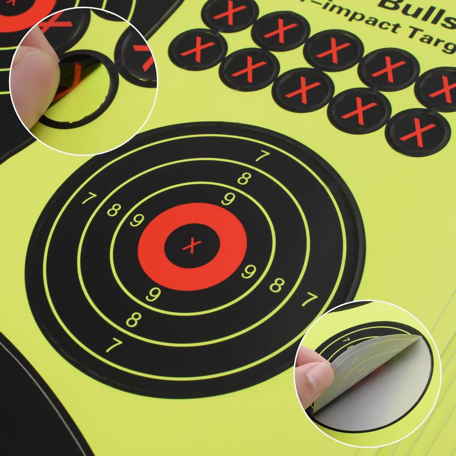 Silhouette Splatter Targets by [Brand Name] - 12x18 Inch for Easy Shot Visibility | 10 Pack for BB Guns & Airguns