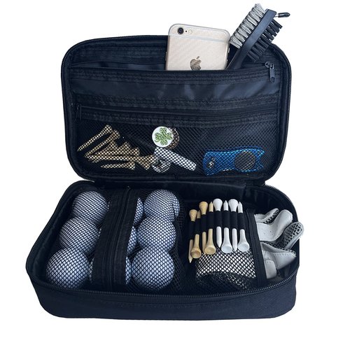 CORECISE Golf Accessory Bag Organizer for Men - Golf Valuables Pouch