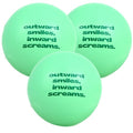 Funny Stress Ball Grip Strengtheners, Outward Smiles, Inward Screams, Gag Gifts for Coworkers (Pack of 3)