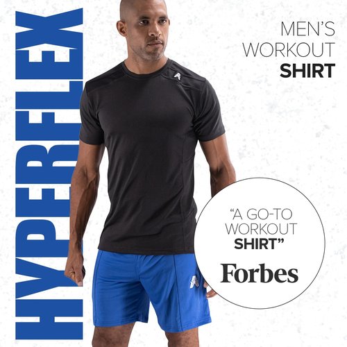 Anthem Athletics Hyperflex Men's Workout Shirt - Breathable, Fitted, Moisture-Wicking Fabric for Gym & Running