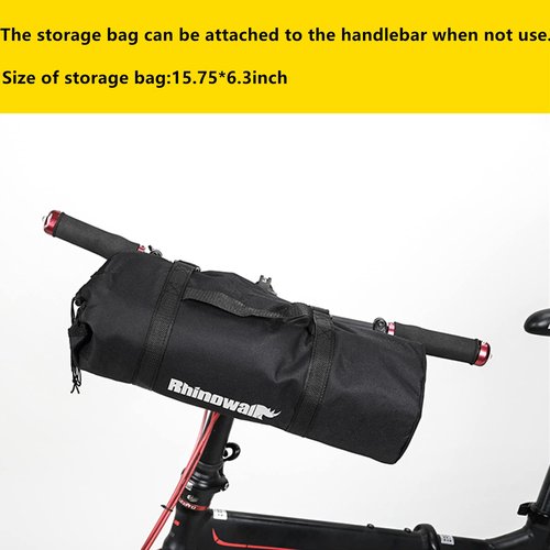 SUNELFFY 26 inch Folding Bike Bag Bicycle Travel Case Fits 26 inch or Below Folding Bikes, Bicycle Transport Case for Air,Train Travel Bike Transport Bag