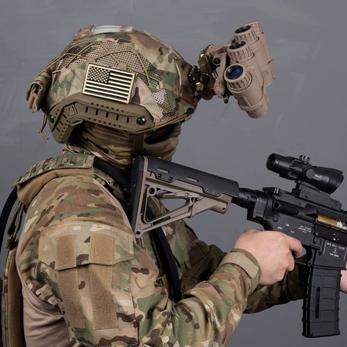 Tactical Helmet camo Cover for Fast Helmet in Size M/L, Paintball Shooting Gear - 500D Nylon -Without Helmet(camo)