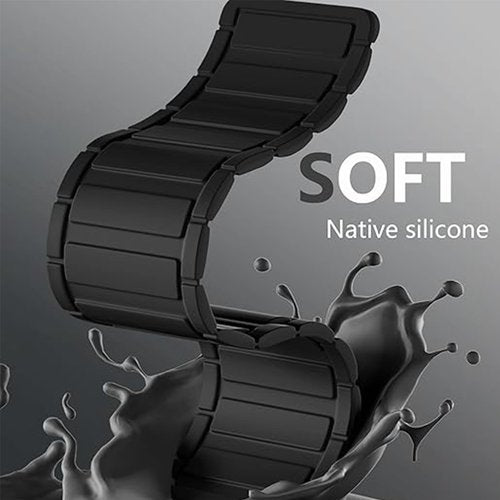 Compatible with Cubitt Viva Pro Smart Watch Band, Lamshaw Quick Release Silicone Sport Strap Replacement Watchband Compatible for Cubitt Viva Pro, Viva, Aura Pro, Aura Smart Watch (Black, 22mm size band)
