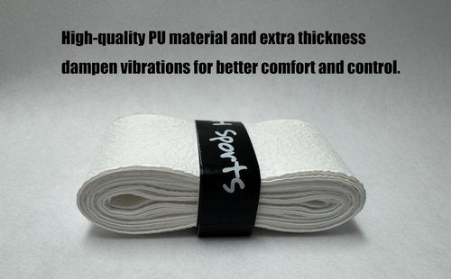JH Sports Racket Overgrip - Super Anti-Slip Grip Tape for Badminton, Pickleball, and Tennis | Long-Lasting Comfort (3, Black)