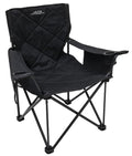 ALPS Mountaineering King Kong Camping Chairs for Adults with Mesh Cup Holders and Pockets, Built Durable and Reliable with Compact Foldable Steel Frame, Black