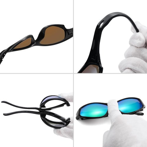 LIU·WEN Kids Polarized Sunglasses - Flexible Sports Glasses with Strap for Ages 4-12 | Ideal for Baseball & Beach