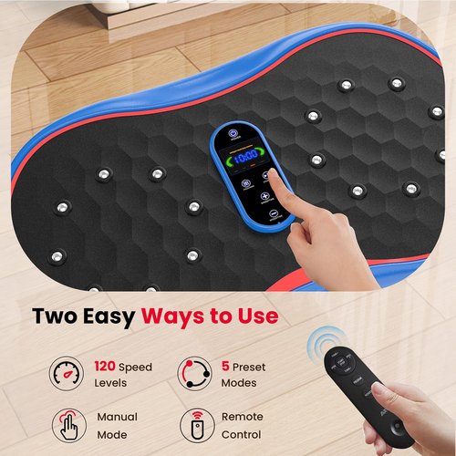 AXV Vibration Plate - Full Body Shaker Exercise Machine for Weight Loss | Fitness Platform for Men & Women