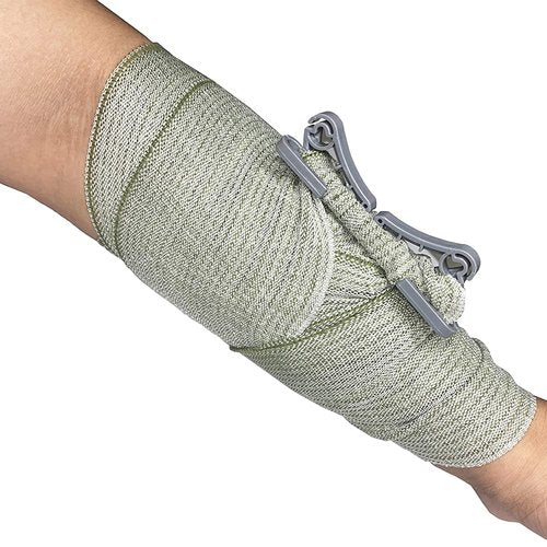 RHINO RESCUE 6" Israeli Style Emergency Bandage, Compression Trauma Wound Dressing, Medical Sterile Vacuum Sealed, Combat Tactical First Aid Kit IFAK Supplies, 2 Count