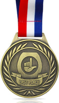 Last Place Medal by Toilet Seat - 3 Inch Loser Trophy Prize for Tournaments & Sports Events