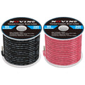 Skiennix 16 AWG Marine Wire - 30FT Red & 30FT Black, Oxygen-Free Tinned Copper for Boats & RVs