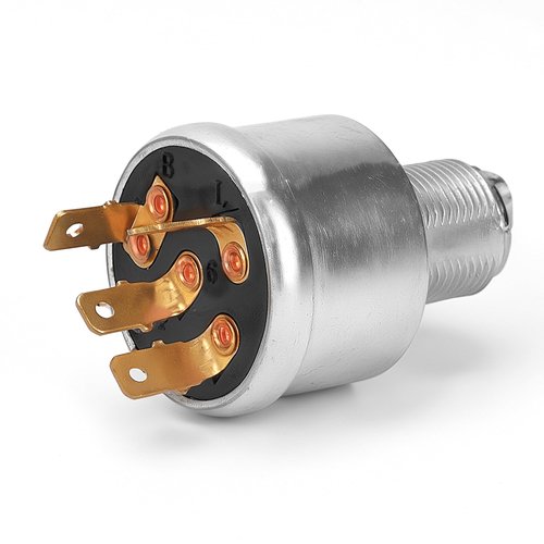 10L0L Golf Cart Ignition Switch for EZGO TXT, Medalist, Marathon, Workhorse, ST, Shuttle Golf Cart, Uniquely Keyed Starter, 4 Terminals Prong, Replace 33639G01, 33639G03, 00568G6, 17137G1,17063G1