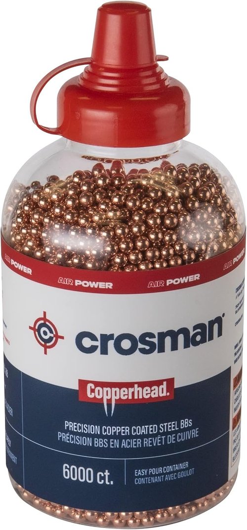 Crosman Copperhead 4.5mm BBS - Premium Copper-Coated Airgun Ammo for Enhanced Accuracy