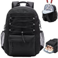 LANBX Tennis Bag, Tennis Backpack for Women Men 2 Rackets with Insulated Pocket Shoe Compartemnt for Pickleball Tennis Badminton (Black)