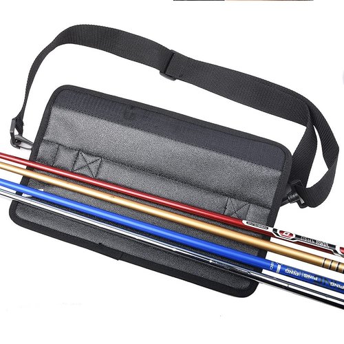 Golf Club Carry Bags,Small Golf Club Carry Sleeves Bag for Kids Women Men,Lightweight Portable Driving Range Carrier Course Training Travel (Black)