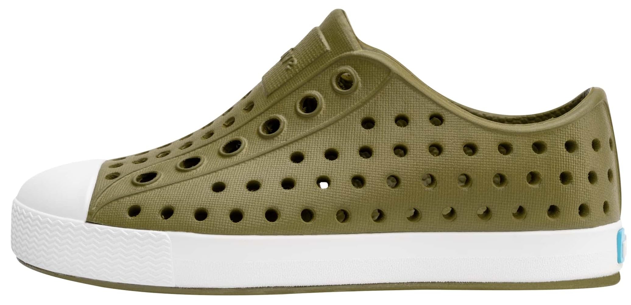 Native Shoes Unisex-Kids Jefferson Sneakers, Rookie Green/Shell White, 5 Toddler