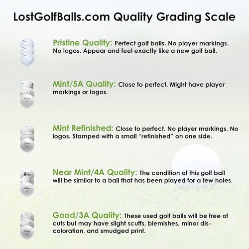 LostGolfBalls e6 Golf Balls - Mint Condition AAAAA Quality Recycled Balls | Best Value White Golf Balls