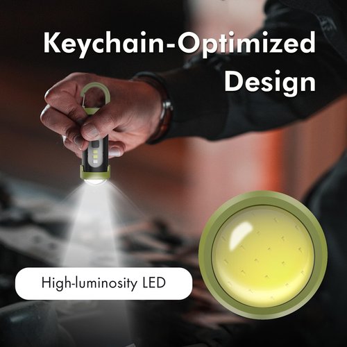 BULLIX 5 Packs Portable Rechargeable Bright Keychain Flashlight Phone Charger, High Lumen Mini EDC Flashlights with 4 Light Modes, Mini LED Keychain Flashlight USB Torch Be Used for Camping and Hiking