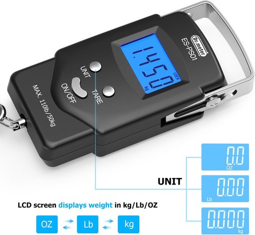 Dr.meter Fishing Scale & Luggage Scale Set - Accurate Weighing for All Your Needs