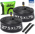 Reliable Bicycle Tube by [Brand Name] - 2 Pack with Tire Levers & 32mm AV Schrader Valve | Sizes 12"-29"