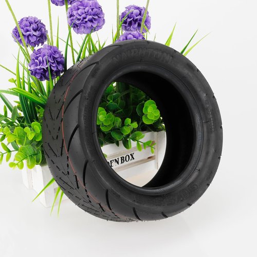 ZAITUO 90/55-6 10" Rubber Explosion-proof Tubeless Tire 90/55 Tyre Replace for Kaabo VSETT Kugoo 10X3.0, 80/65-6, 255x80 Electric Scooter Wheel Parts (A x1)