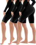 Laite Hebe Biker Shorts for Women - High Waisted Tummy Control | 3 Pack for Workout & Yoga