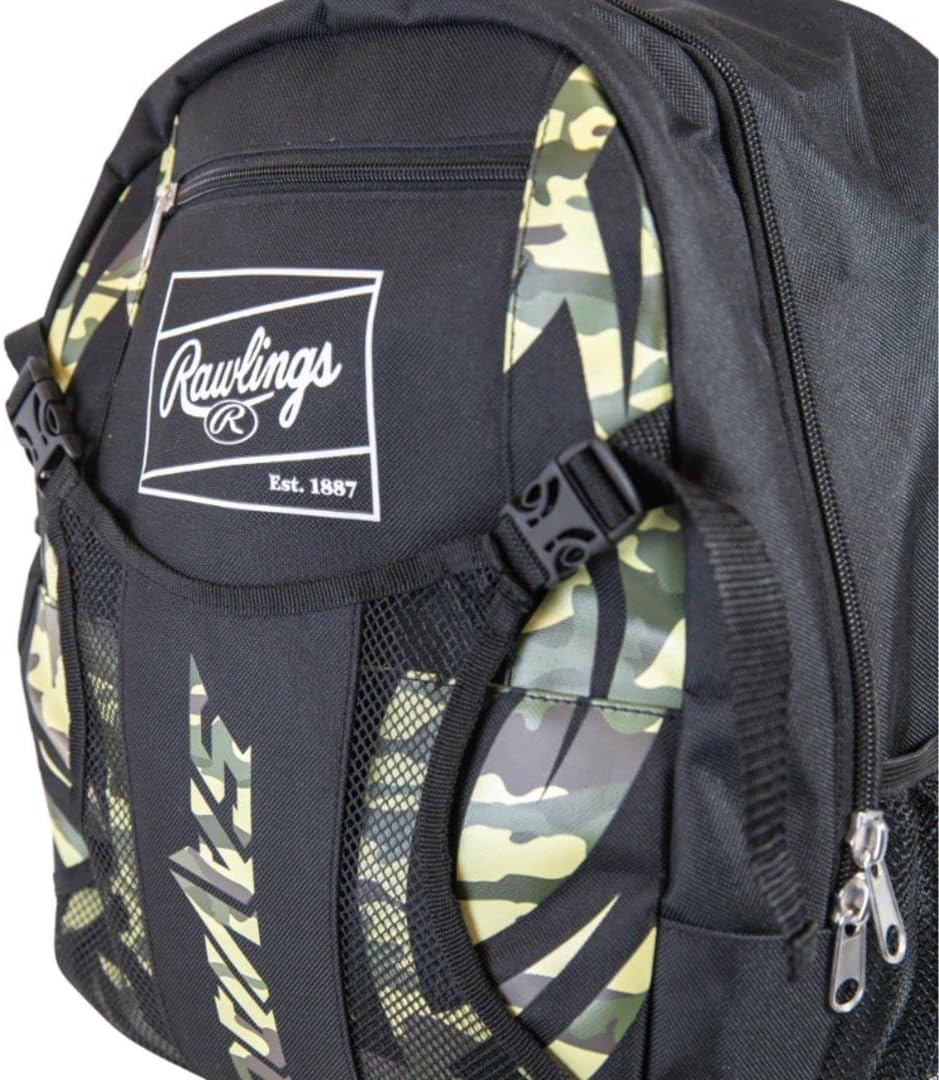 Rawlings | Savage Backpack Equipment Bag | Ideal for T-Ball & Youth Baseball | Multiple Styles Available