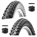 2 Pack Mountain Bike Tires with Tubes 26x2.1 Folding MTB Tires