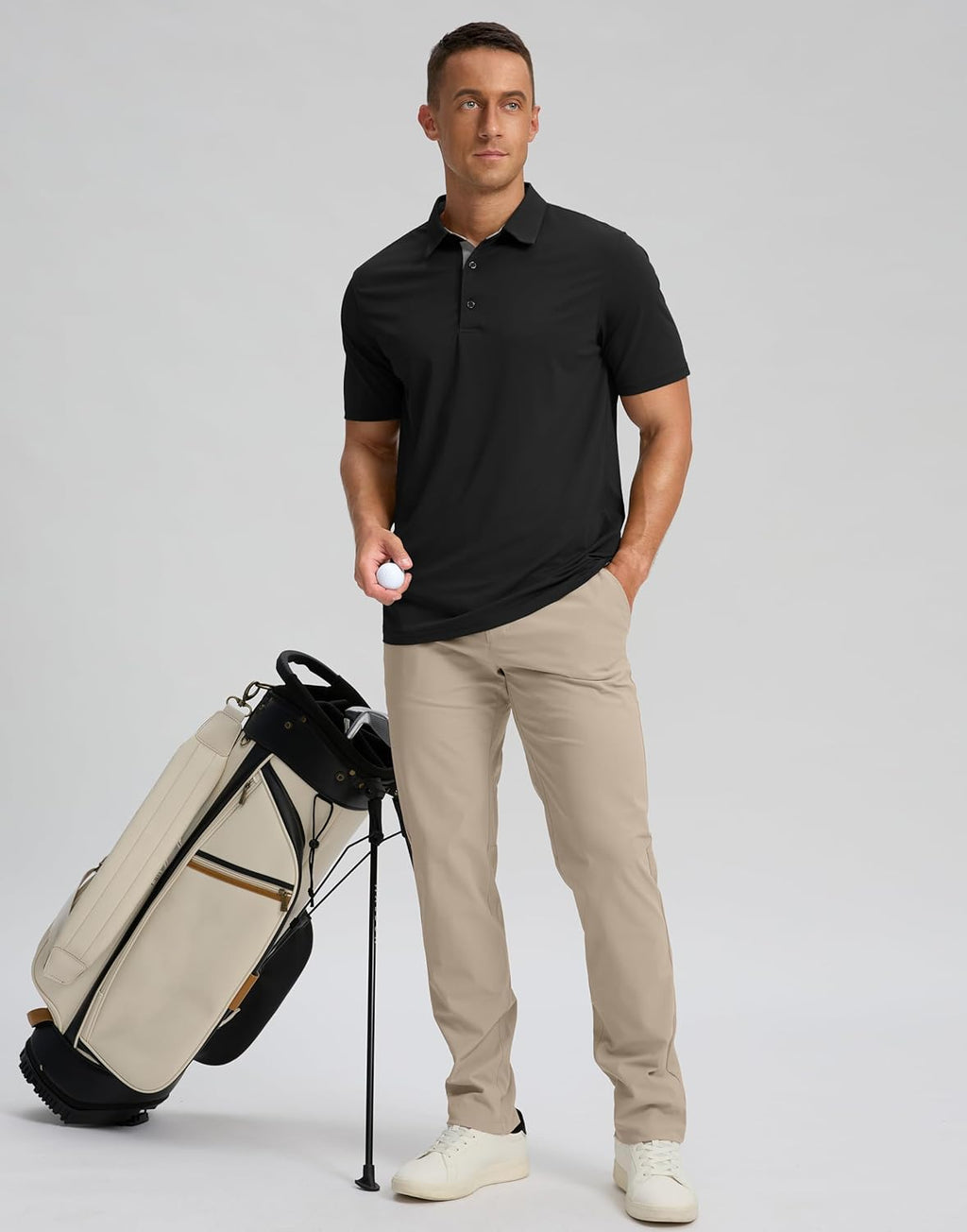 Skiennix Men's Golf Shirts - Dry Fit Moisture-Wicking Performance Polo | Short Sleeve Casual & Athletic