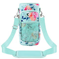 Half Gallon Water Bottle Carrier Bag, Bottle Pouch Phone Holder, Adjustable Shoulder Hand Strap 2 Pocket Sling Neoprene Sleeve Sports Water Jug Accessories for Hiking Travelling &Camping