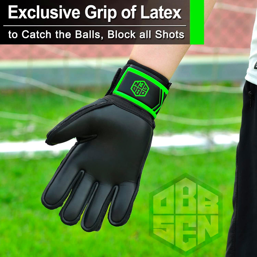 Skiennix Soccer Goalie Gloves - Strong Grip Goalkeeper Gloves with Finger Protection | Youth & Adult Sizes