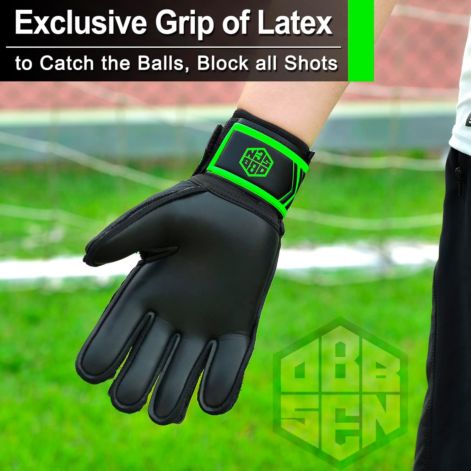 Skiennix Soccer Goalie Gloves - Strong Grip Goalkeeper Gloves with Finger Protection | Youth & Adult Sizes
