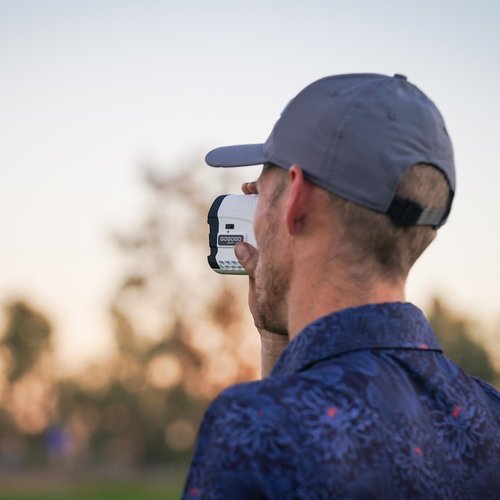 Gogogo Sport Vpro GS24 Golf & Hunting Laser Rangefinder, 7X Magnification, 1200 Yard Distance Measuring Range Finder with High-Precision Flag Pole Locking Vibration Function Slope Mode Continuous Scan