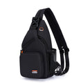 O-TBOST Travel Small Sling Bag Crossbody Bags for Women Men Casual Backpack Cross Body Pack Daypack for Hiking and Biking (black)