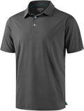 G Gradual Men's Golf Shirt - Moisture-Wicking Dry Fit Performance Polo | Short Sleeve Striped Design