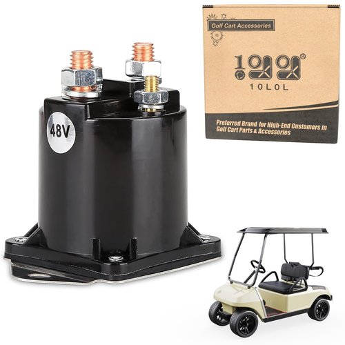 10L0L Golf Cart 48V Solenoid Relay for Club Car DS |1995-1997| Electric, OEM# 101807001 1018070-01 1118
