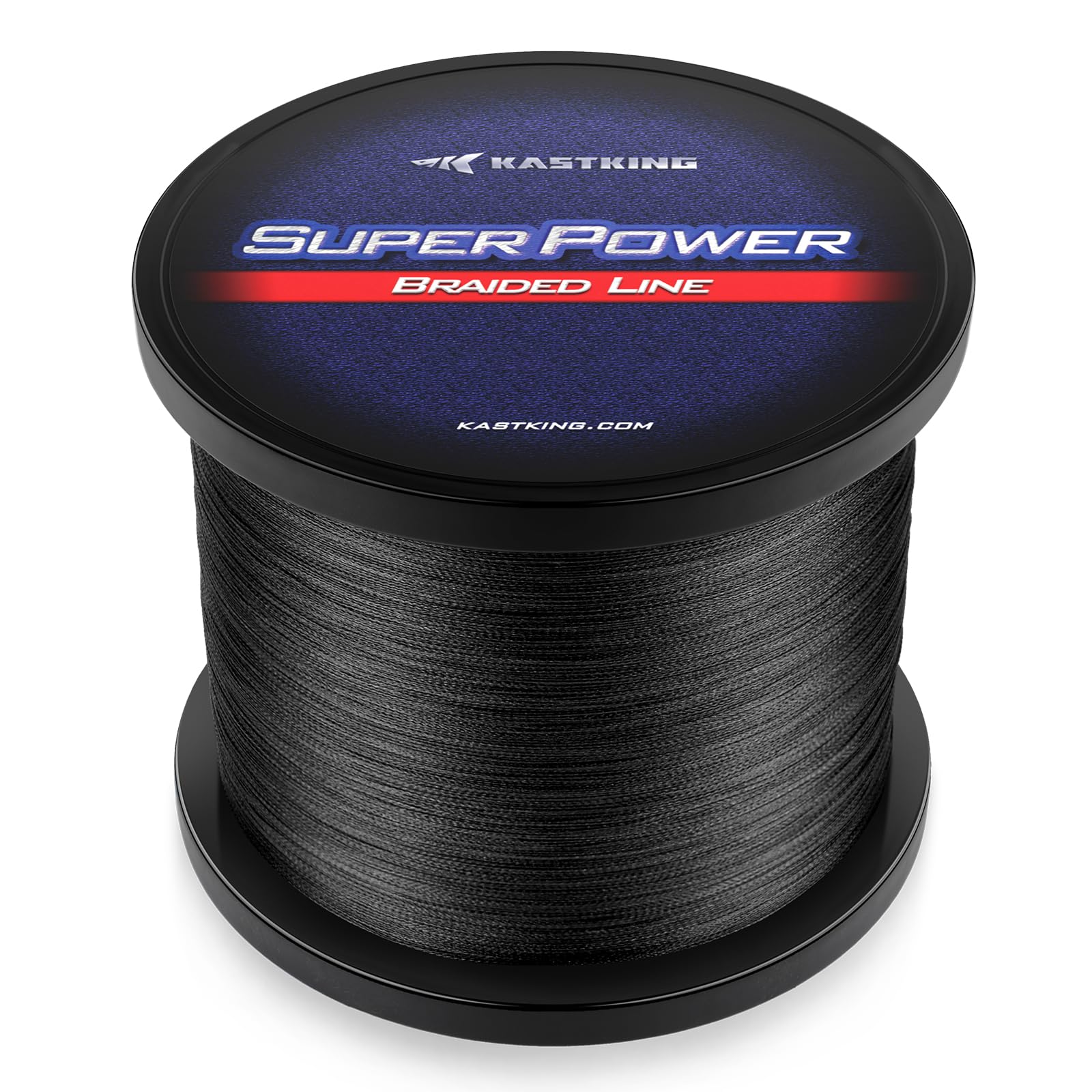 KastKing Superpower Braided Fishing Line, Black, 30LB, 500+47 Yds
