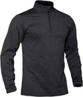 TACVASEN Men's Quarter Zip Pullover | Fleece-Lined Thermal Golf Sweatshirt in Various Sizes