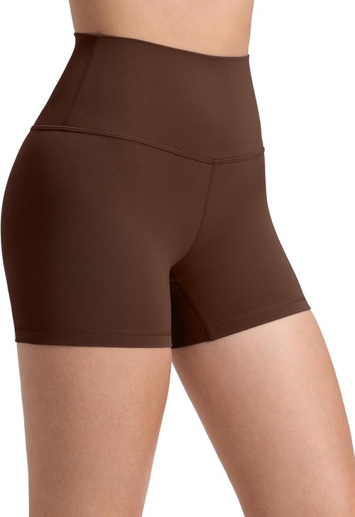 CRZ YOGA Biker Shorts - High Waisted Butterluxe Spandex for Women | 4-Inch Workout & Yoga