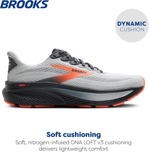 Brooks Men's Ghost 17 Running Shoes - Lightweight Comfort for Neutral Runners | Multiple Sizes Available