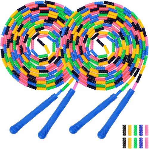 Dutch Jump Rope - 16 FT Adjustable Beaded Skipping Rope for Kids & Adults | Perfect for Outdoor Fitness