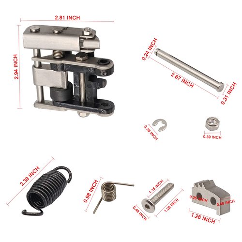 DRIVE UP Golf Cart Brake Pawl Lock Assembly Fits 2004-2009 Club Car Precedent 1st Generation Pedal Models 1033205-01 102587401 102559301