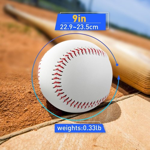 Gracfulcub Official Game Baseball - Perfect for Youth & Adult Training | Standard Size & Weight