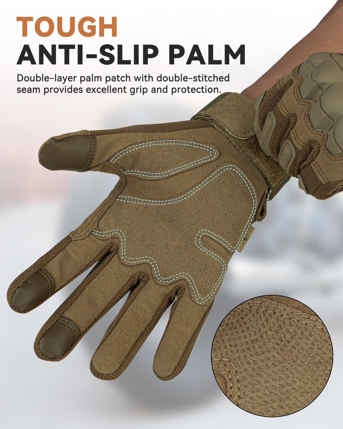 Skiennix Tactical Gloves - Touchscreen Military Combat Gloves for Men | Black Airsoft & Outdoor Use