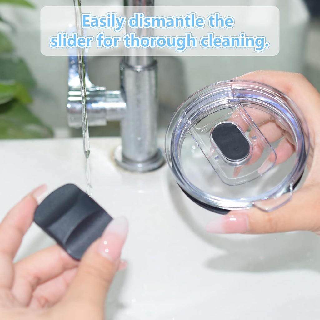 YETI Magnetic Slider Replacement Lids - 3 Pack for 30/32 oz Tumblers & 14 oz Mugs | BPA Free, Spill-Proof