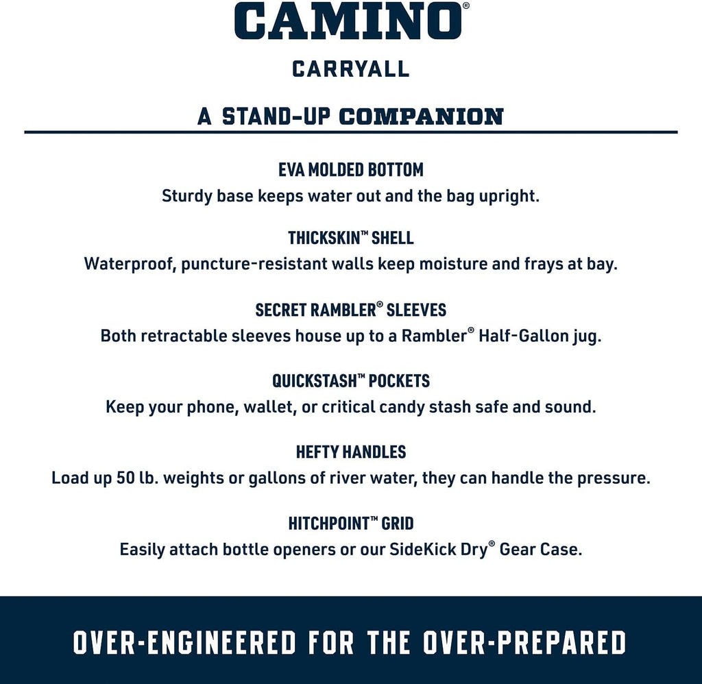 YETI Camino 50 Carryall - Durable Waterproof Tote Bag with Internal Dividers for All-Purpose Use