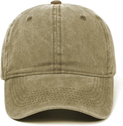 Edoneery Baseball Cap - Low Profile Adjustable Washed Cotton Golf Hat for Men & Women