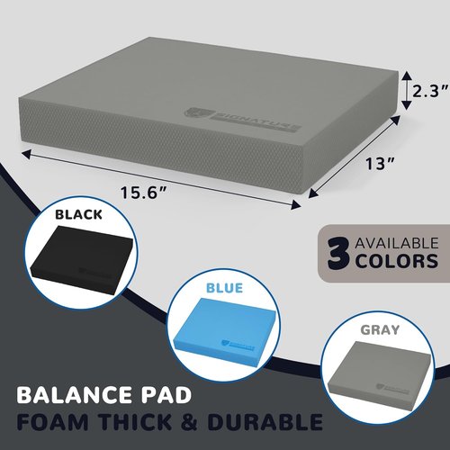 Fitvids Balance Pad - Nonslip Foam Stability Trainer for Core Strength | Ideal for Home Workouts